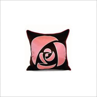 Plush Living Nookpillow Rose Silk Pillow Cover 30215 Color Brown Pink