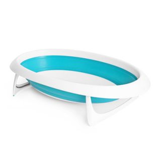 Boon Naked Collapsible Baby Bathtub 612 / 610 Color Blue and White