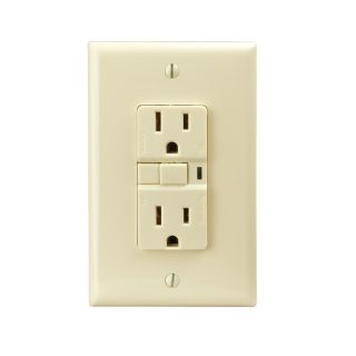 Cooper Wiring Devices 15 Amp Almond Decorator GFCI Electrical Outlet