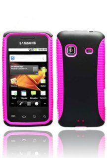 Samsung M820 Prevail Bi Layered Protector Case with Side Grip   Hot Pink/Black (Free HandHelditems Sketch Universal Stylus Pen) Cell Phones & Accessories