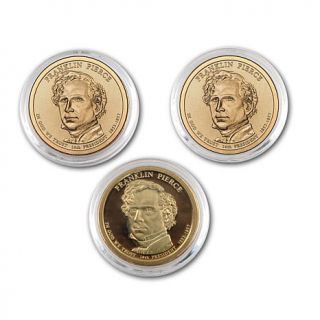 2010 P , D , S Mint Franklin Pierce Presidential Dollar Set