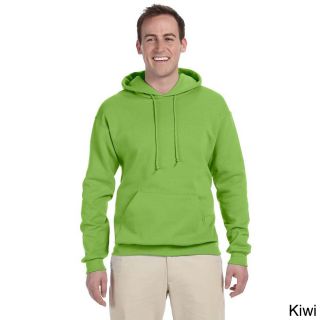 Jerzees Mens 50/50 8 ounce Nublend Fleece Hooded Sweatshirt Green Size XXL