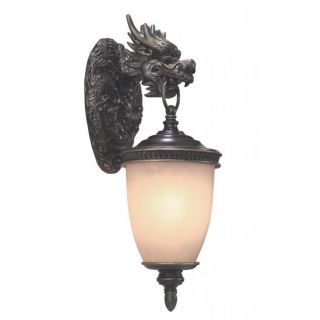 Dragon 2 Light Outdoor Wall In Oil Rubbed Bronze