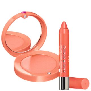 Bourjois Duo Cream Blush Healthy Glow & Lip Boost Orange Punch      Health & Beauty