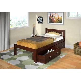 Donco Kids Donco Kids Mission Dark Cappuccino Twin size Bed Cappuccino Size Twin
