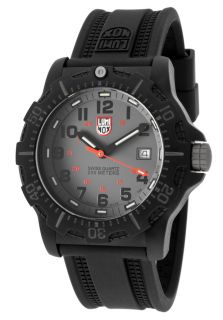 Luminox 8802  Watches,Mens Gray Dial Black Silicone, Casual Luminox Quartz Watches