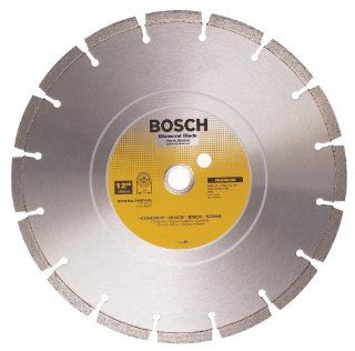 Bosch DB1241 Premium Plus 12 Inch Wet Cutting Segmented Diamond Saw Blade with 1 Inch Arbor for Masonry    