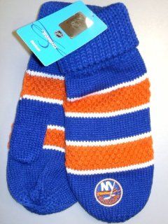 NEW York Islanders Womens Knit Mittens By Reebok   L196W  Sports Fan Apparel  Sports & Outdoors