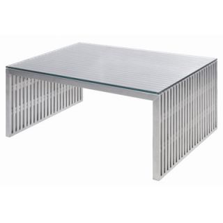 Nuevo Amici Coffee Table with Tempered Glass Top HGDJ162