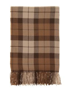 Plaid Alpaca Throw by a & R Cashmere