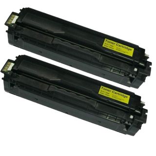Samsung Clp 415 (clt y504s) Yellow Compatible Laser Toner Cartridges (pack Of 2)