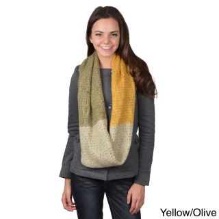 Journee Collection Womens Colorblocked Knit Figure 8 Scarf