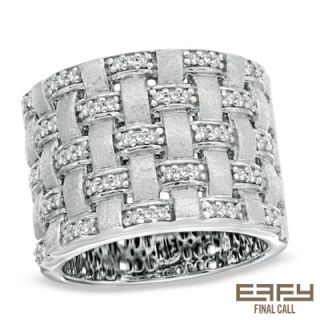 EFFY™ Final Call 1/3 CT. T.W. Diamond Ring in Sterling Silver   Size