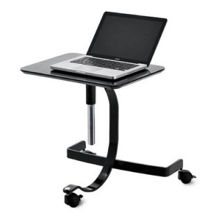 Domitalia Media Adjustable Office and Home Writing Desk with Casters and Whee