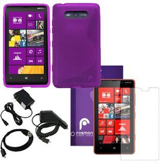 Fosmon 7 in 1 Bundle for Nokia Lumia 820   1x Fosmon DURA S Series TPU Case Cell Phones & Accessories