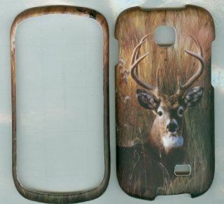 Samsung Sgh i827 Galaxy Appeal Skin Hard Case/cover/faceplate/snap On/housing/protector Camo Buck Deer Tree Cell Phones & Accessories