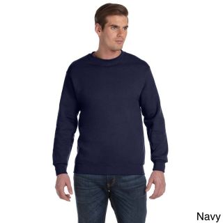 Gildan Gildan Mens Dryblend 50/50 Fleece Crew Sweater Navy Size XXL