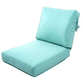 Sunbrella 5428 0000 Glacier Canvas 2 pc Outdoor Club Chair Cushion