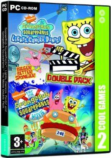 Spongebob Squarepants Double Pack   Lights Camera Pants & The Movie Video Games
