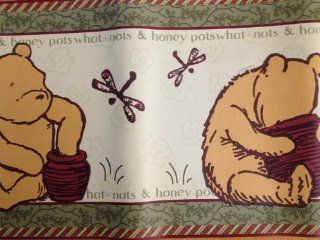 What Nots and Honey Pots Winnie the Pooh Border   Wallpaper Borders  