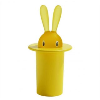 Alessi Magic Bunny Toothpick Holder by Stefano Giovannoni ASG16 Color Yellow