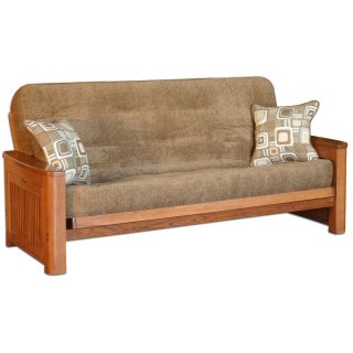 Big Tree Furniture Cascade Futon Sofa Sleeper Beige Size Full