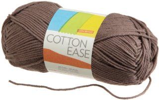 Lion Brand Yarn 830 122D Cotton Ease Yarn, Taupe