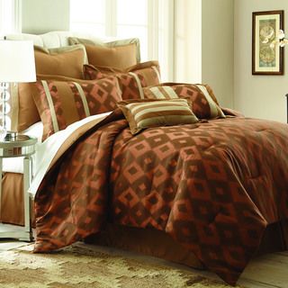 Sienna 8 piece Jacquard Comforter Set