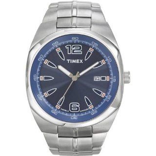 Timex 2F831 Men's All Stainless Steel Sport Watch with Sapphire Blue Dial Timex Watches