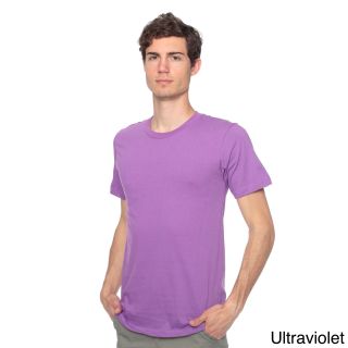 American Apparel American Apparel Unisex Organic Fine Jersey Short Sleeve T shirt Purple Size S