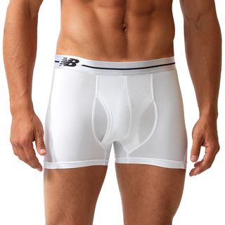 New Balance Performance White 3 inch Inseam Sport Trunks