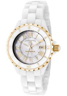 Swiss Legend 10049 WWGR  Watches,Womens Karamica Gold Tone Bezel White High Tech Ceramic, Casual Swiss Legend Quartz Watches