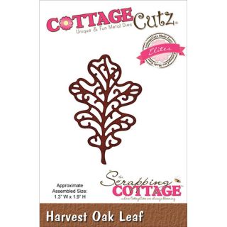 Cottagecutz Elites Die 1.3 X1.9   Harvest Oak Leaf