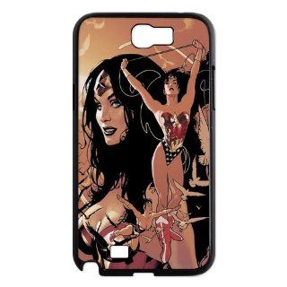 PhoneCaseDiy Animation Wonder Woman Fantastic Cover Plastic Hard Case Design Cases For Samsung Galaxy Note 2 N7100 Note2 AX50912 Cell Phones & Accessories