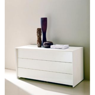 Bontempi Casa Isacco Nightstand 03.9X Size 3 Drawer Chest of Drawers