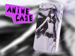 iPhone 4 & 4S HARD CASE anime BLACK?ROCK SHOOTER + FREE Screen Protector (C246 0019) Cell Phones & Accessories