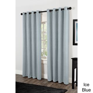 Amalgamated Textiles Inc. Rita Grommet Top 84 Inch Curtain Panel Pair Blue Size 54 x 84