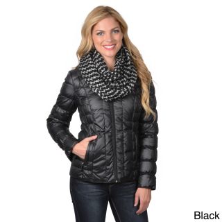 Kenneth Cole Womens Zip up Packable Down Coat