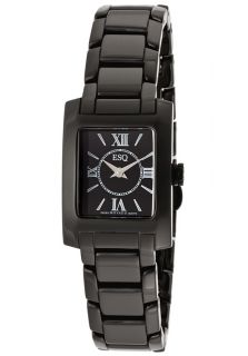 ESQ by Movado 7101386  Watches,Womens Black Dial Black Ceramic, Casual ESQ by Movado Quartz Watches