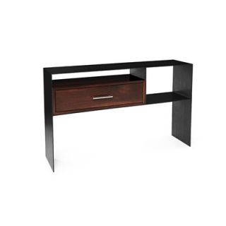 Miles & May ET Console Table 25.03 Finish Case Blackened Steel / Drawer Wa