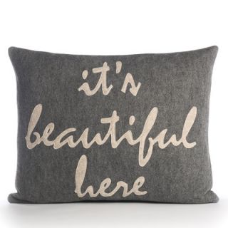 Alexandra Ferguson Its Beautiful Here Pillow IBH 148 Color Heather Grey /
