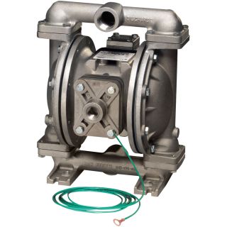 Sandpiper Air-Operated Double Diaphragm Pump — 1in. Inlet, 45 GPM, Aluminum/Buna, Model# U1FB1XBTXNS600  Air Operated Oil Pumps