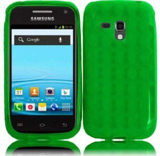 Samsung Rush M830 TPU Cover   Neon Green Cell Phones & Accessories