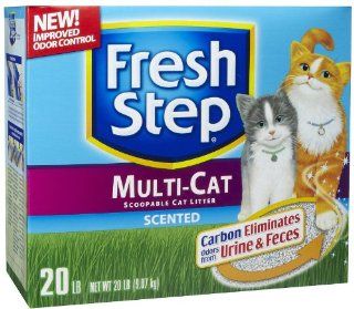 Fresh Step Multi Cat Scented Litter   20 lb  Pet Litter 