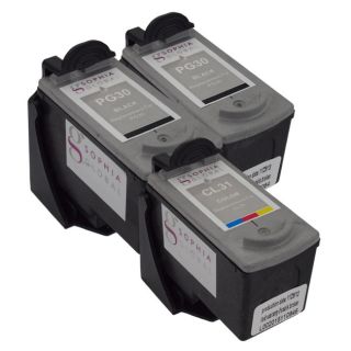 Sophia Global Remanufactured Ink Cartridge Replacement For Canon Pg 30 And Cl 31 With Ink Level Display (pack Of 3)