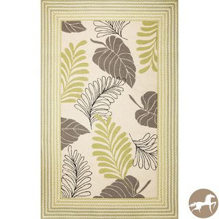 Christopher Knight Home Ivory Tropical Area Rug (33 X 53)