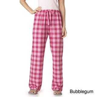 Los Angeles Pop Art Boxercraft Womens Flannel Pants Pink Size XL (16)