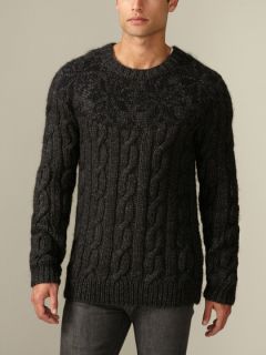 Wool Knit Vargan Crewneck Sweater by All Saints