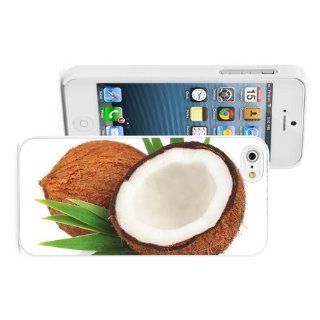 Apple iPhone 4 4S 4G White 4W834 Hard Back Case Cover Color Fresh Coconut Cell Phones & Accessories