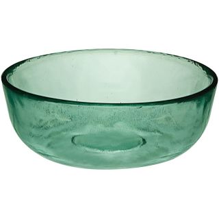 Set Of 2 Recycled Glass Low Bowls